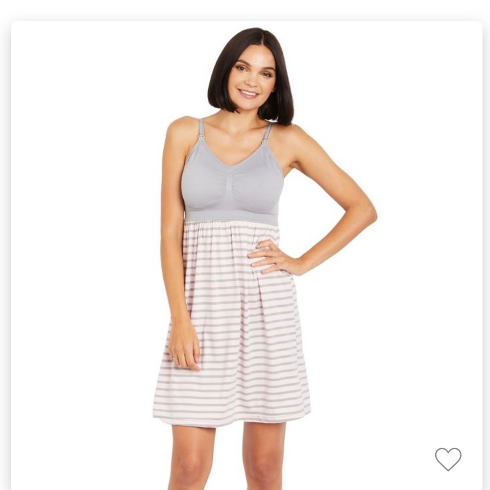 Motherhood maternity breastfeeding nightgown